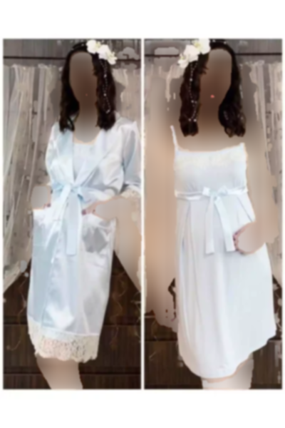 ست لباس شب آبی بارداری برند Aqua کد 1757047266