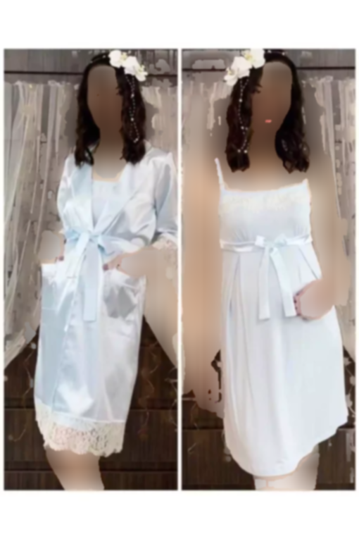 ست لباس شب آبی بارداری برند Aqua کد 1757047266