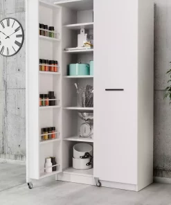 کابینت آشپزخانه انبار مواد غذایی 2دربدار سفید برند Evdemo کد 1757961730
