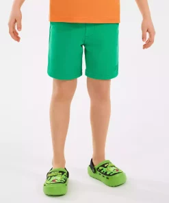 شلوارک پسرانه بزرگ سبز تیره چاک زاد ۰ برند Skechers کد 1758255787