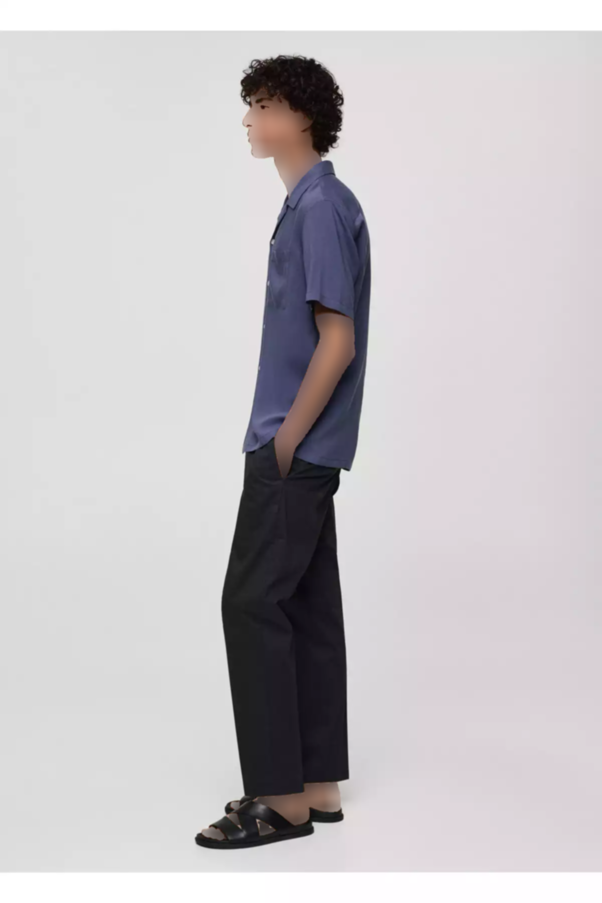 پیراهن آبی مردانه برند MANGO کد 1757754848