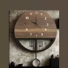 ساعت دیواری بی صدا چوب مونتاژ برند Nixar Desing کد 1758139923