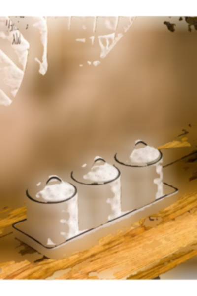 ظرف نگهداری ست خانه سرامیک مشکی برند LC Waikiki کد 1758379270