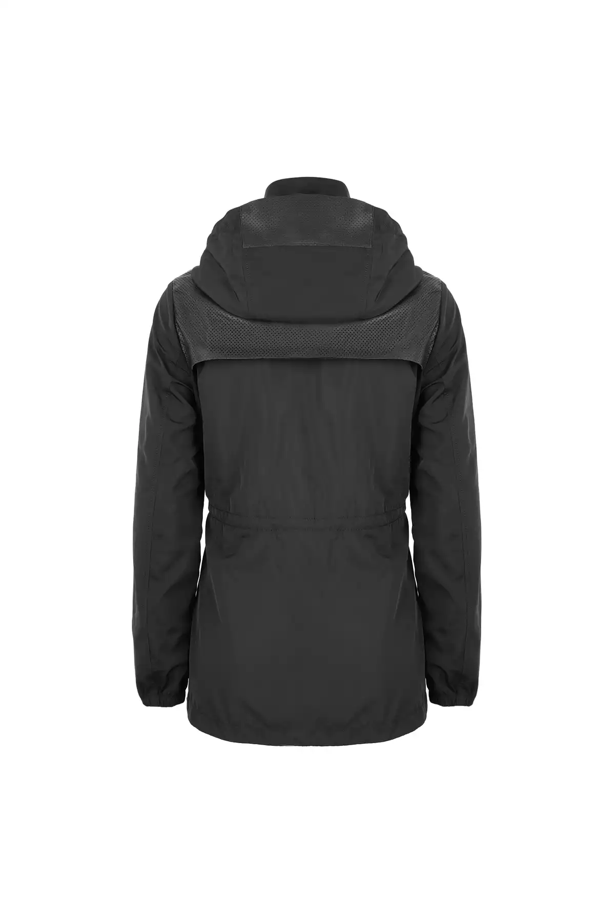 بارانی ضد آب کلاهدار زنانه مشکی برند Desa کد 1757706728