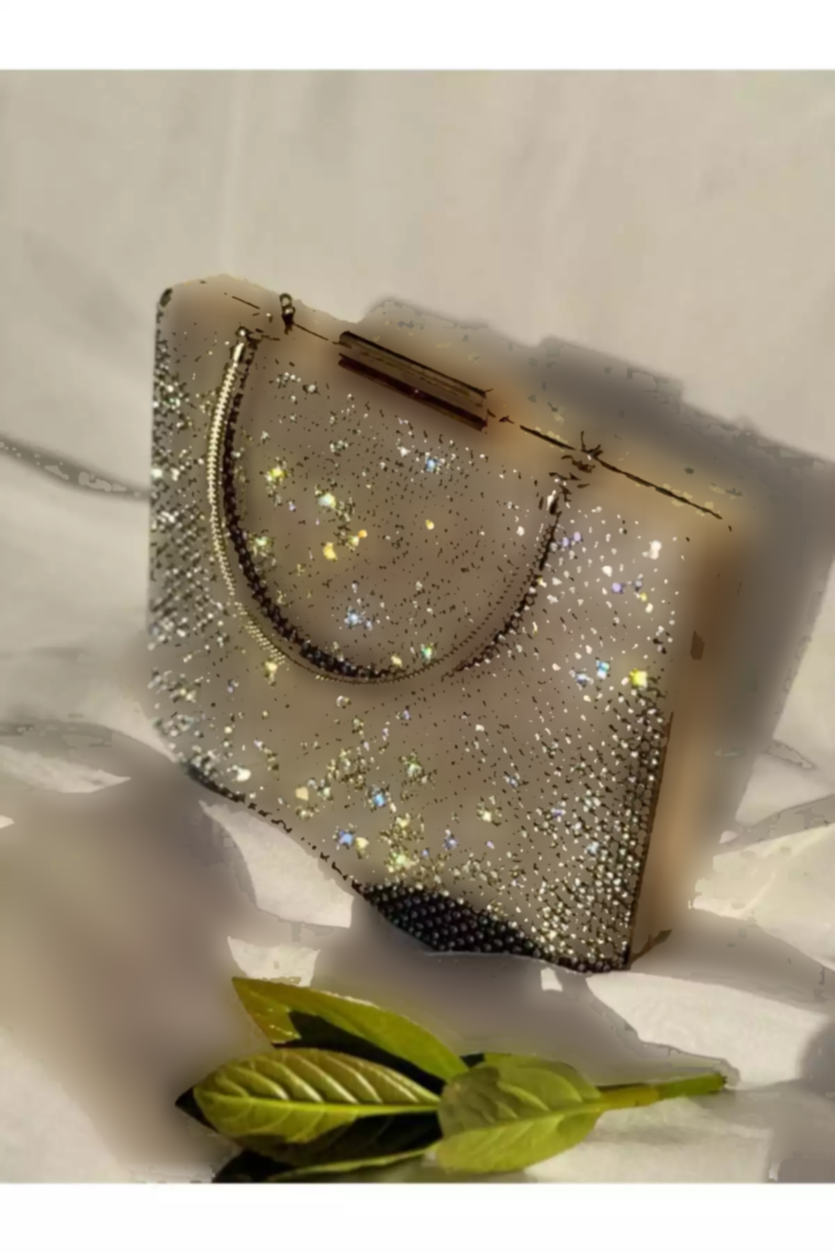 سطل کیف مجلسی ویژه نگین دار مدل برند Blacktavern کد 1758408069