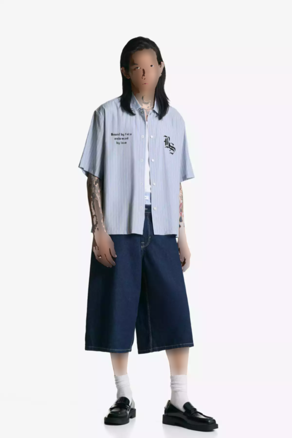 پیراهن قلاب دوزی شده آستین کوتاه برند Bershka کد 1757756469