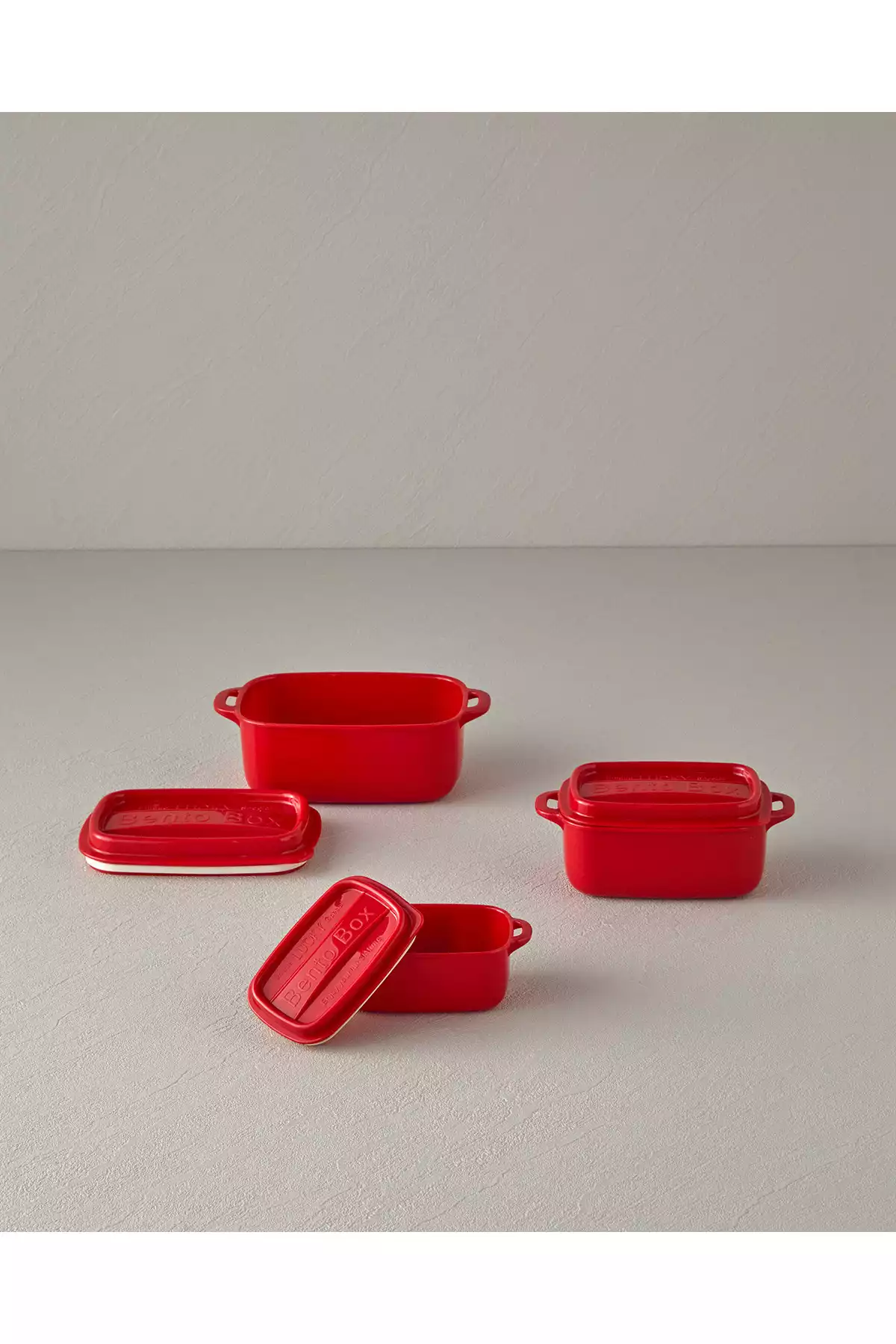 جعبه ناهار غذا پلاستیکی قرمز برند English Home کد 1758385326