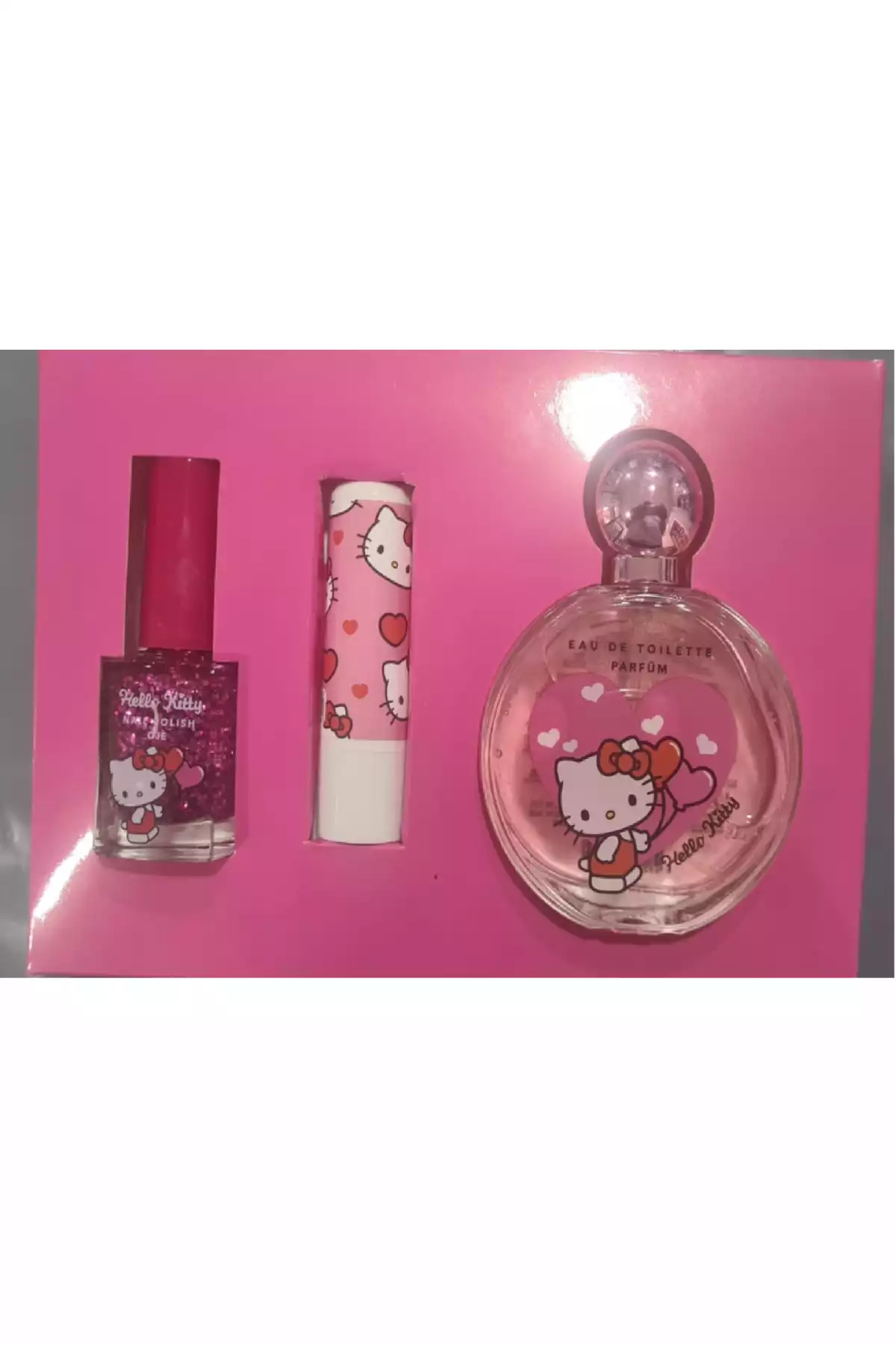 رژ لاک ناخن پرفیوم ست کادو برند Hello Kitty کد 1757391248