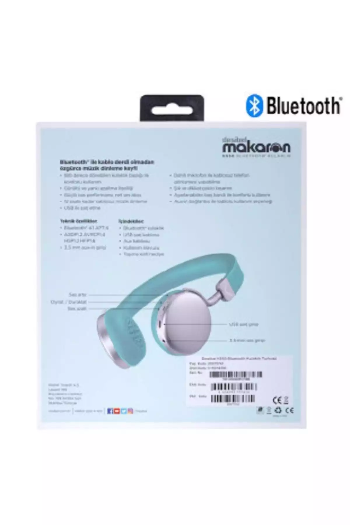 فیروزه ای هدفون دسی بل برند VESTEL کد 1758001274