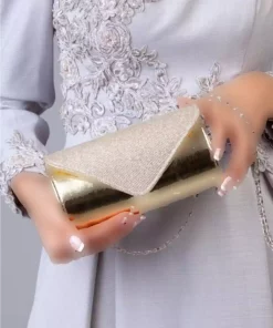 کیف مجلسی طلایی برند efnanstore کد 1758404473