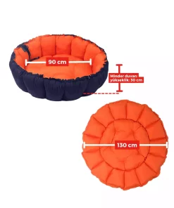 سبد تخت خواب کریر گرد 10 سرمه ای استخر ، اسباب بازی کوسن عزیزم برند XPERMATE کد 1757090650