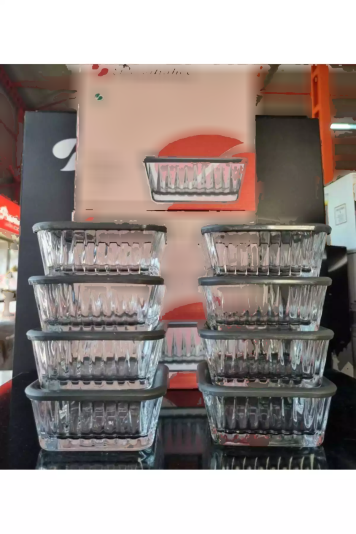 نگه داری طوسی خاکستری آنتراسیت برند Paşabahçe کد 1758222672