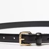 کمربند چرم سگک دار مربع برند Massimo Dutti کد 1757213468