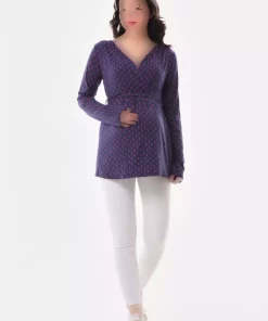 بلوز گرهدار طرحدار & بارداری برند MEGHAN L.A کد 1757258649