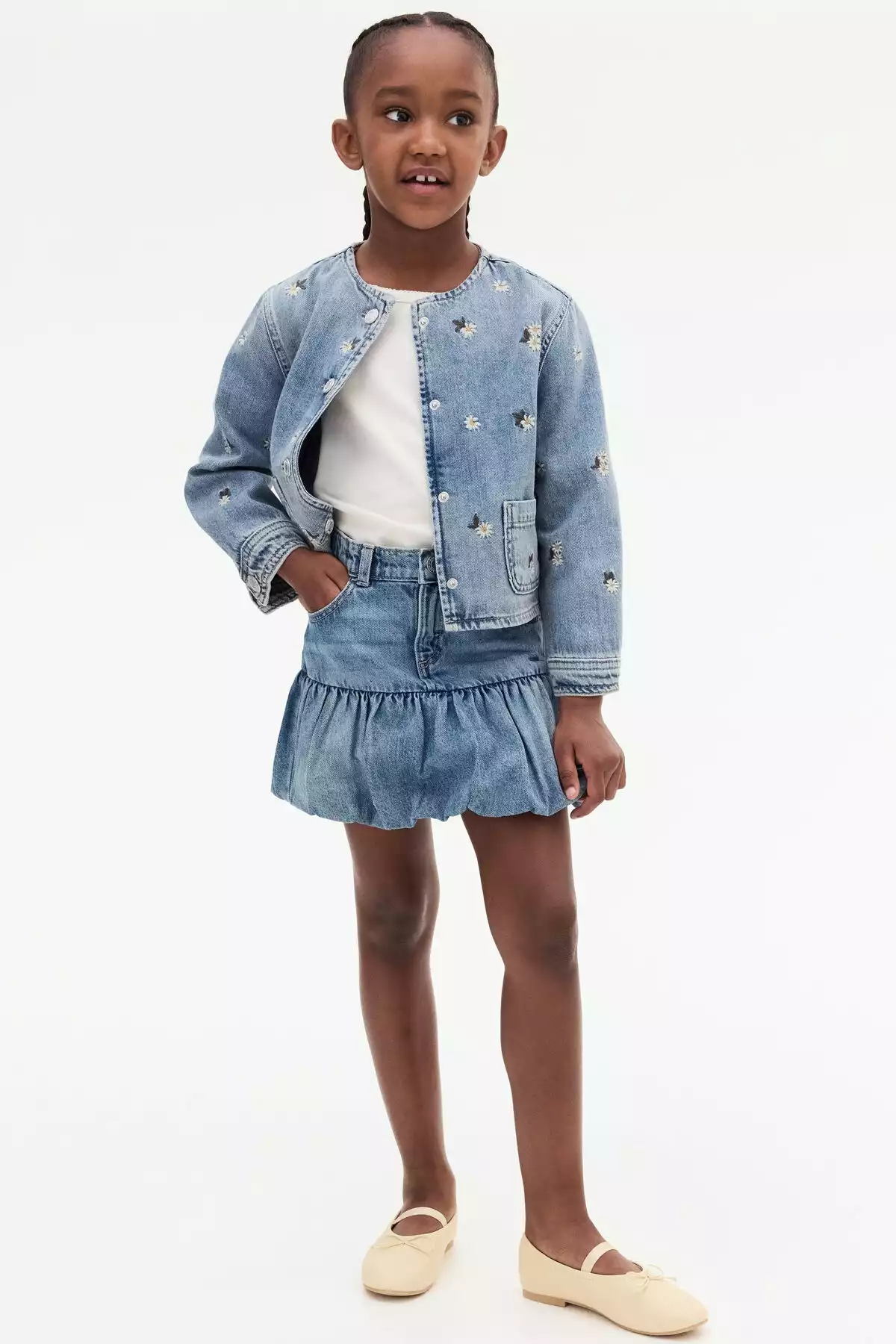 دامن جین بالن برند H&M کد 1757283667