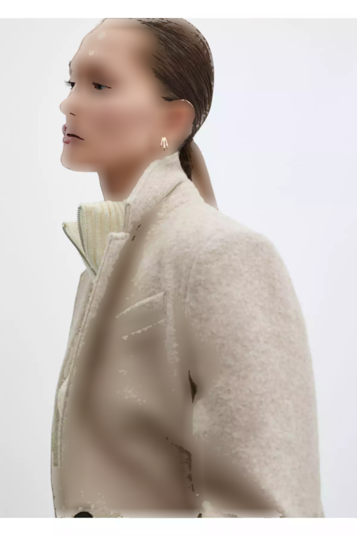 طوسی روشن پالتو زنانه برند MANGO کد 1757704869