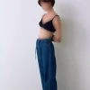 دور کمر بلند طرحدار Relax جین تیره شلوار برند Penti کد 1757389388