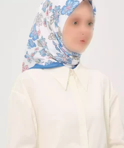 روسری پارچه دیجیتالی تویل چند رنگ 90x90cm برند Madame Polo کد 1757932874
