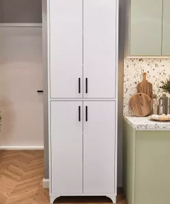 کابینت کمد آشپزخانه حمام 6قسمته 4تاشو سفید چند کاربردی برند Bofigo کد 1758357665