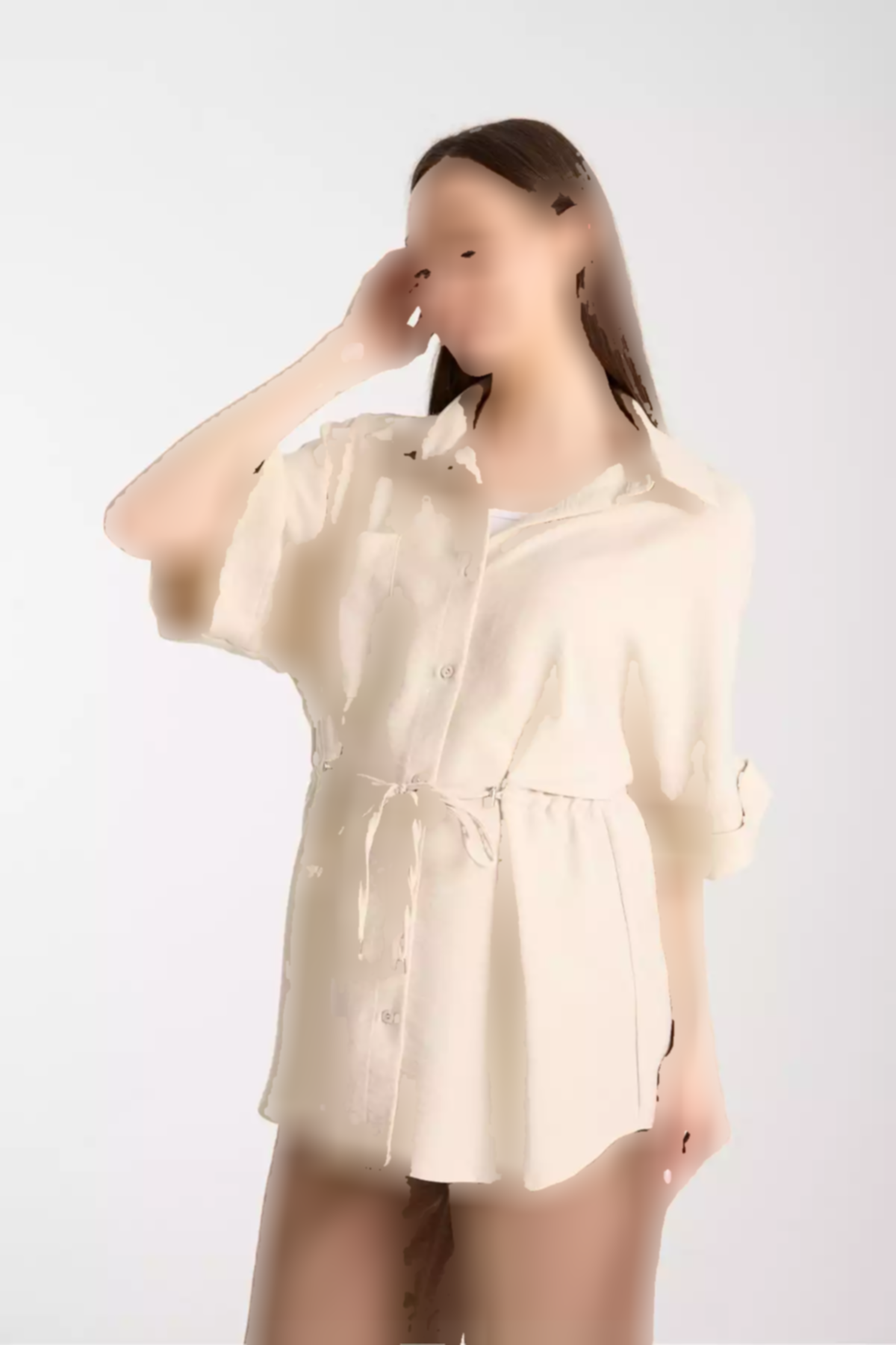 بلوز یقه پیراهنی پیراهن بارداری برند LİYACA کد 1757238428