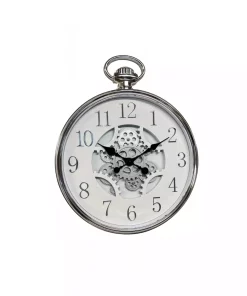 ساعت دیواری بزرگ کروم رنگ 45cm برند HOMİNG کد 1758134468