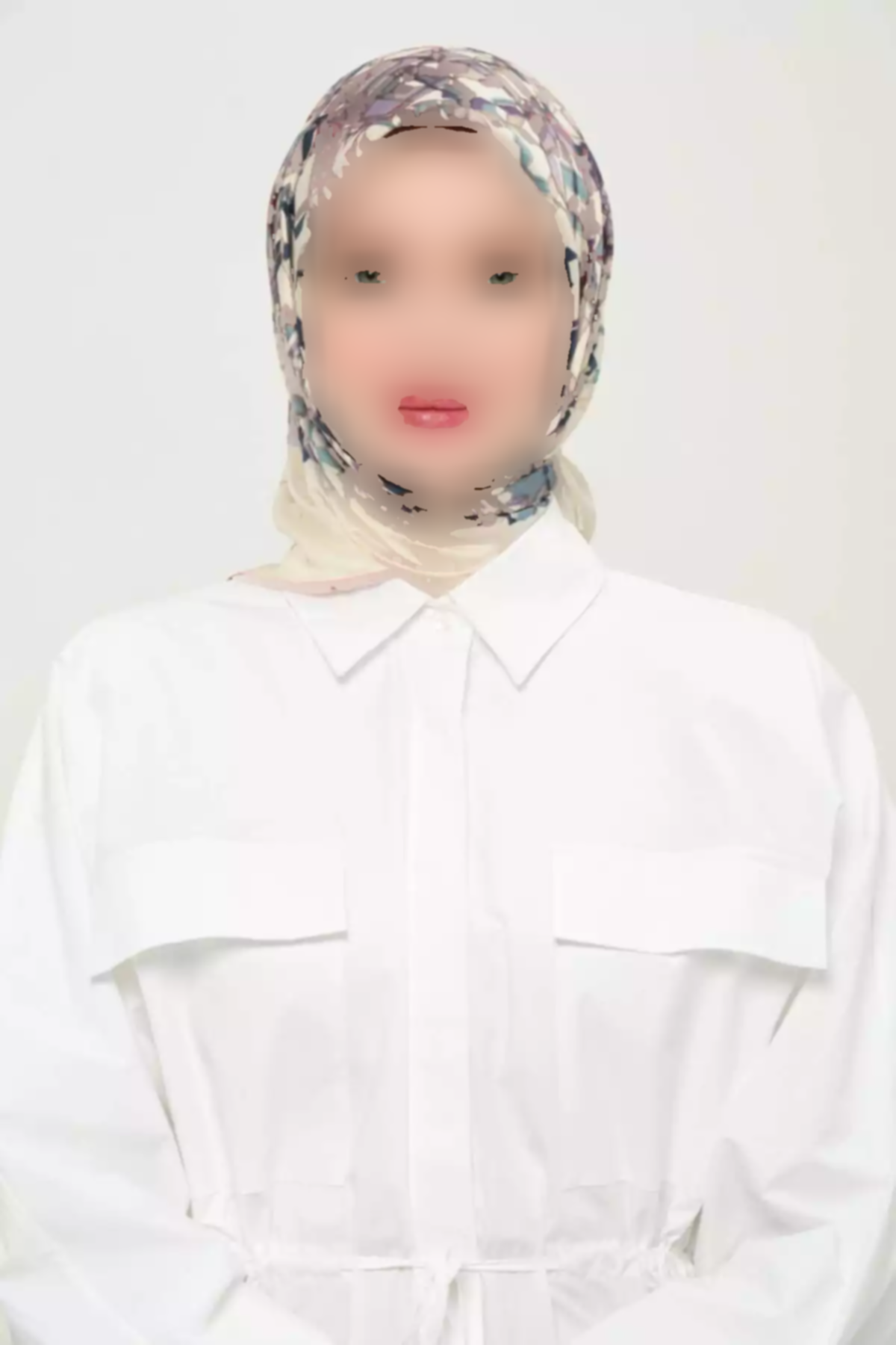 روسری لیز نمیخورد روزانه طرحدار چاپی چند رنگ غیر کریستالی برند Madame Polo کد 1757934666