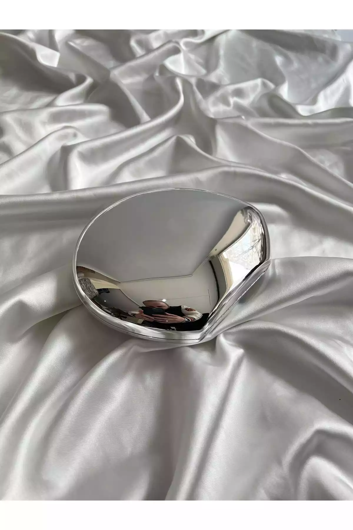 کیف مجلسی نامزدی مدل قطره ای نقره برند Mia Collection کد 1758404467