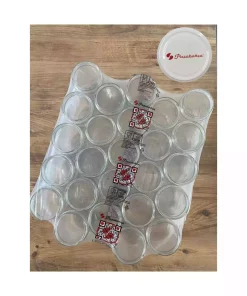 بسته شیشه ای 25تکه درب‎دار 6600 برند Paşabahçe کد 1757601129