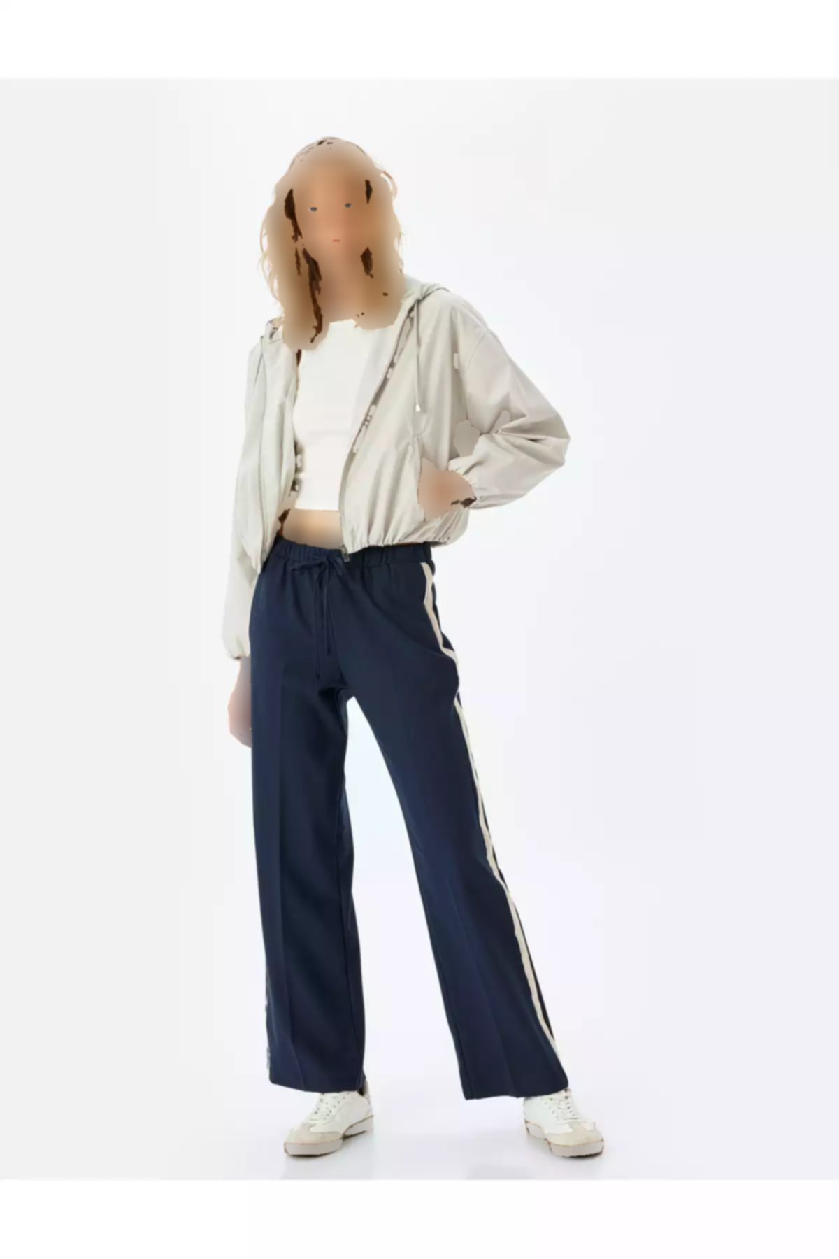 بارانی گشاد جیب دار کلاهدار آستین بلند برند Koton کد 1757707869