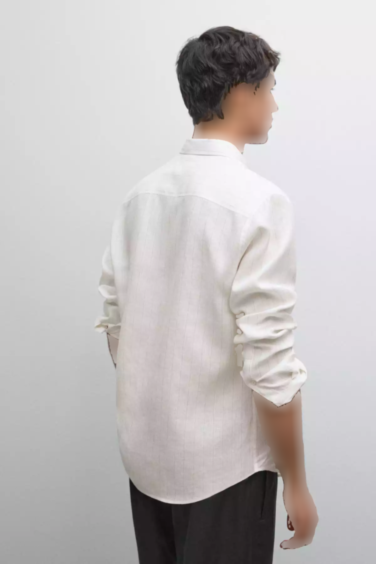 پیراهن متناسب راهراه برند Massimo Dutti کد 1757754907