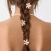 گیره ست کوچک گلدار برند Stradivarius کد 1757369827