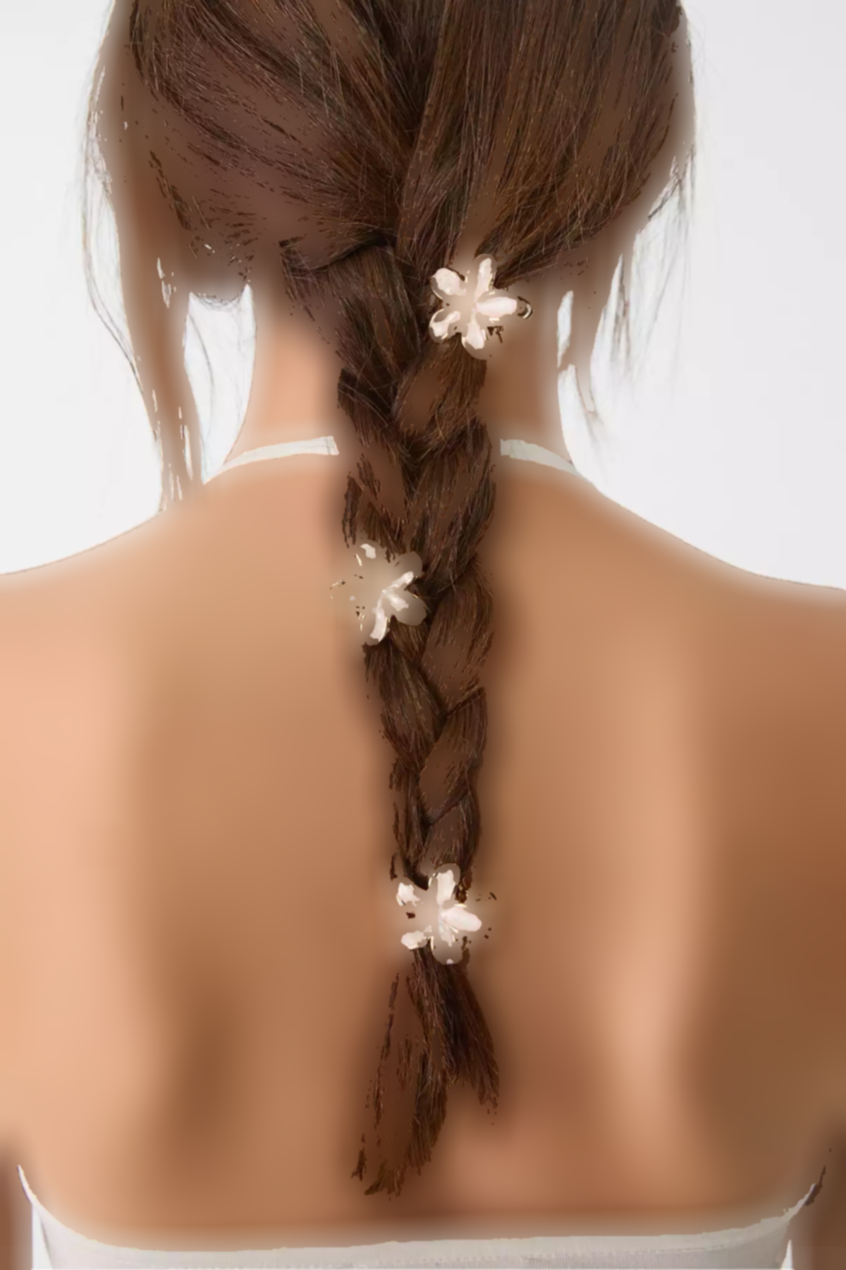 گیره ست کوچک گلدار برند Stradivarius کد 1757369827