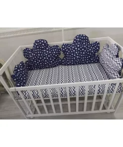 ست خواب ستاره دار سرمه ای ?? eco برند babyen1 کد 1757007669