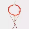 گردنبند قرمز زنانه برند Defacto کد 1757272447