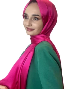 شال شیفون 00823سرخابی جانجان، برند Madame Polo کد 1757932872