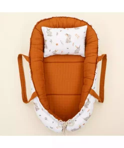 کریر خرگوش muslin دو طرفه آجری قهوهای .بالش-. برند Yunikobaby کد 1757090529