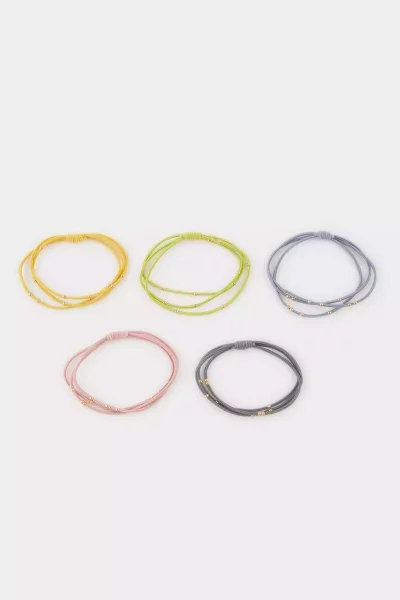 سگک لاستیک رنگی زنانه برند Defacto کد 1757373188