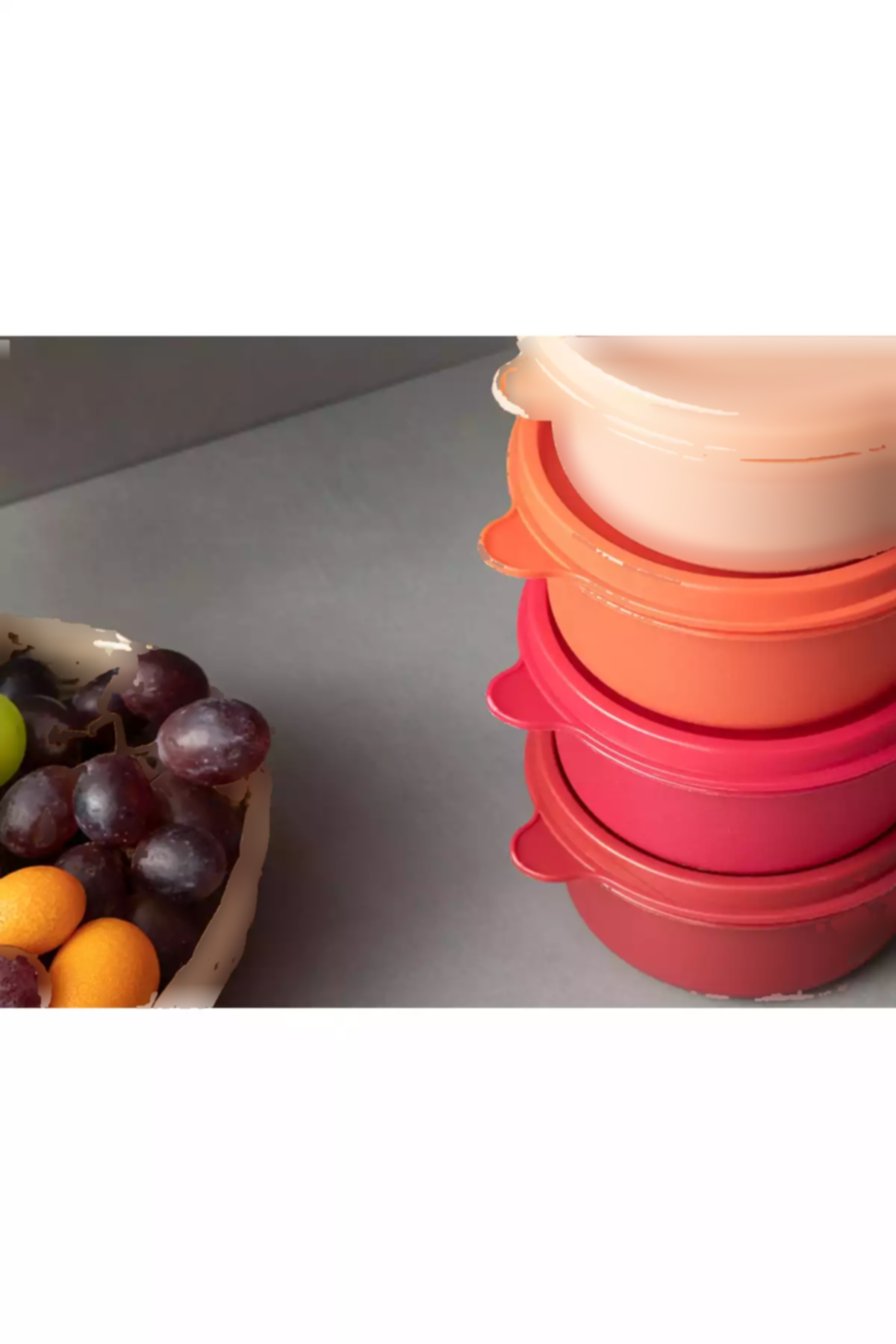 ظرف نگهداری کوچک پلاستیکی 250میلی لیتر قرمز برند English Home کد 1758385269