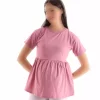 بلوز پارچه پنبه ای چیندار دامن بارداری برند Levsem کد 1757234470