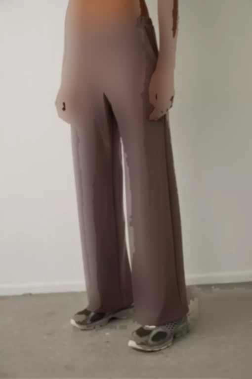 شلوار راحتی گشاد طرح‎دار یشمی برند Penti کد 1757203869