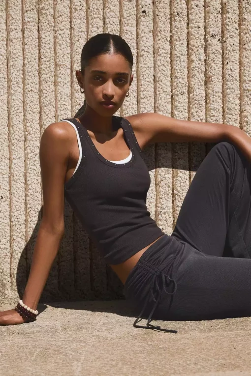 برش گشاد بند دار شلوار برند Bershka کد 1757374928