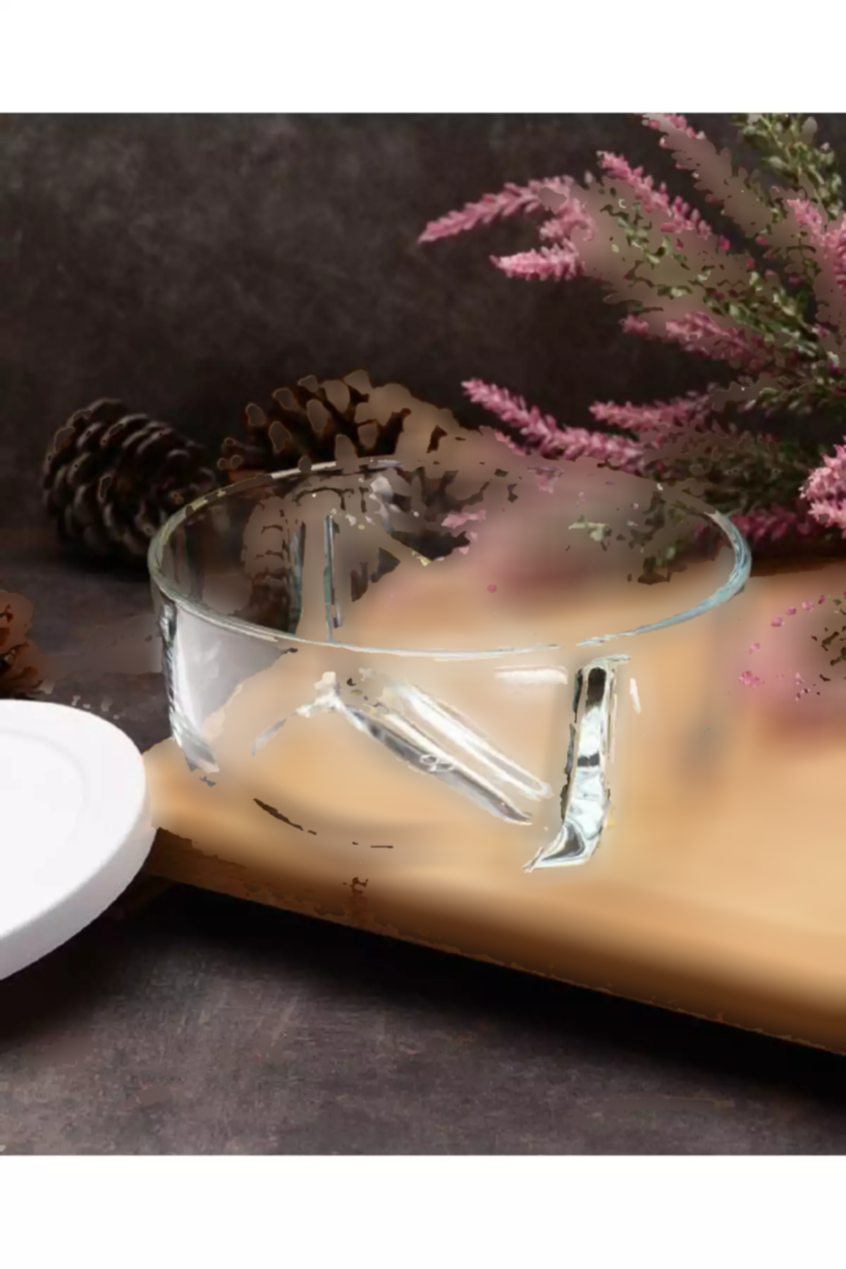 ظرف نگهداری ست صبحانه شیشه ای دربدار دو تکه برند Paşabahçe کد 1758192077