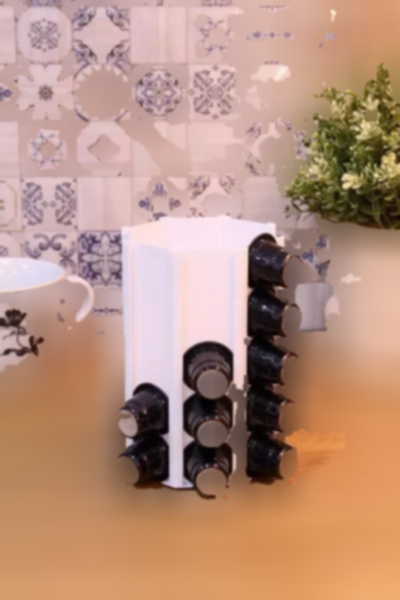 استند تزئینی 40کپسول سفید مشکی چند کاربردی قهوه برند Miralux کد 1757094189