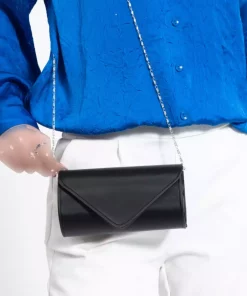 کیف مجلسی ساتن مشکی برند bibags کد 1758390667