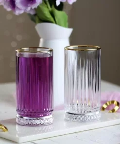 جعبه‎دار لیوان طلاکاری شده 520015اصلی. 4500 بلند طلایی برند Paşabahçe کد 1758238331
