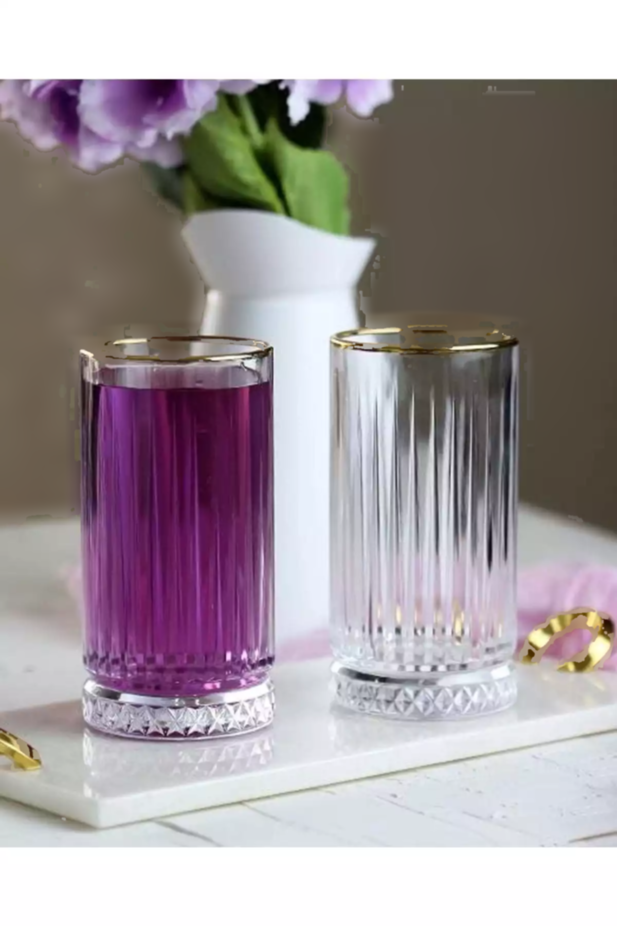 جعبهدار لیوان طلاکاری شده 520015اصلی. 4500 بلند طلایی برند Paşabahçe کد 1758238331