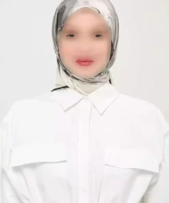 روسری لیز نمیخورد روزانه طرحدار چاپی چند رنگ غیر کریستالی برند Madame Polo کد 1757934731