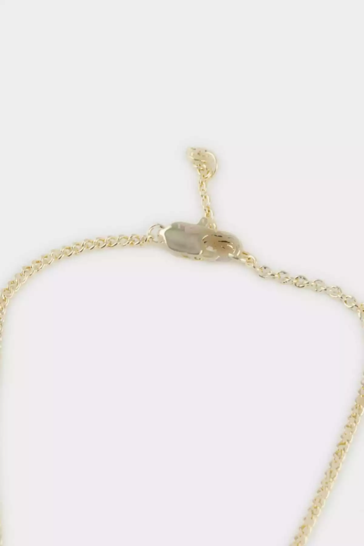 گوشواره گردنبند ست نگین دار 14عیار طلایی بنفش روکش زنانه تبر سر برند Defacto کد 1757272808