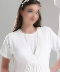 ست سرهمی بارداری طراحی شیری لباس شب-لباس صبح توبا زنانه برند LOHOUSE کد 1758055268