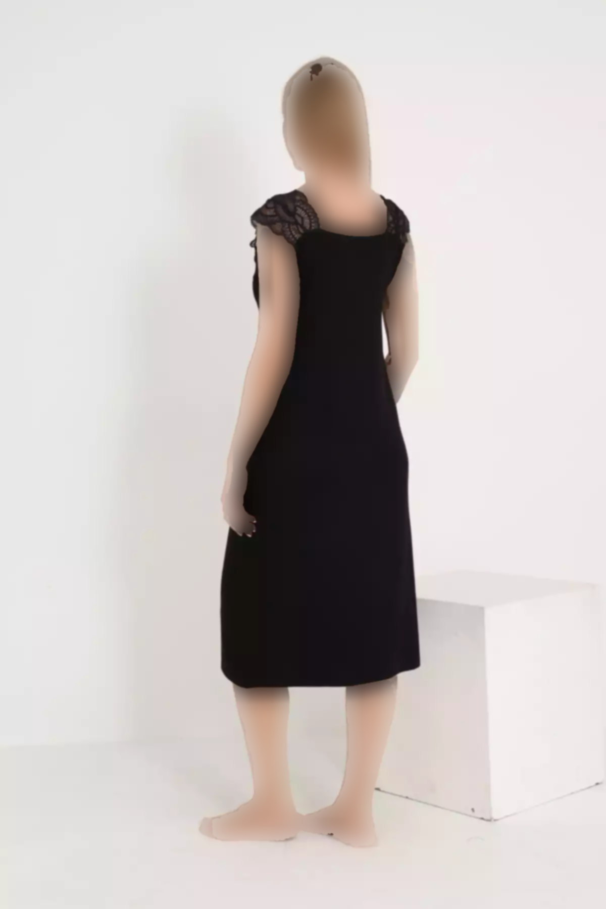 ست لباس شب بارداری مشکی برند Miss Dünya Lissa کد 1757668869